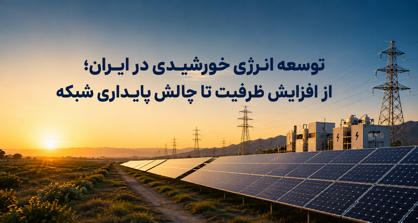 توسعه نیروگاه خورشیدی و آینده انرژی تجدیدپذیر در ایران